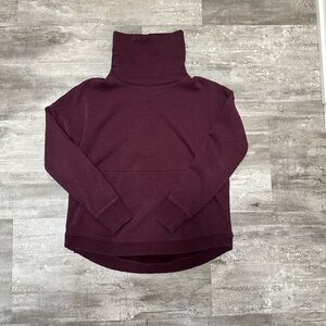 Athleta Deep Burgundy Turtleneck Sweater